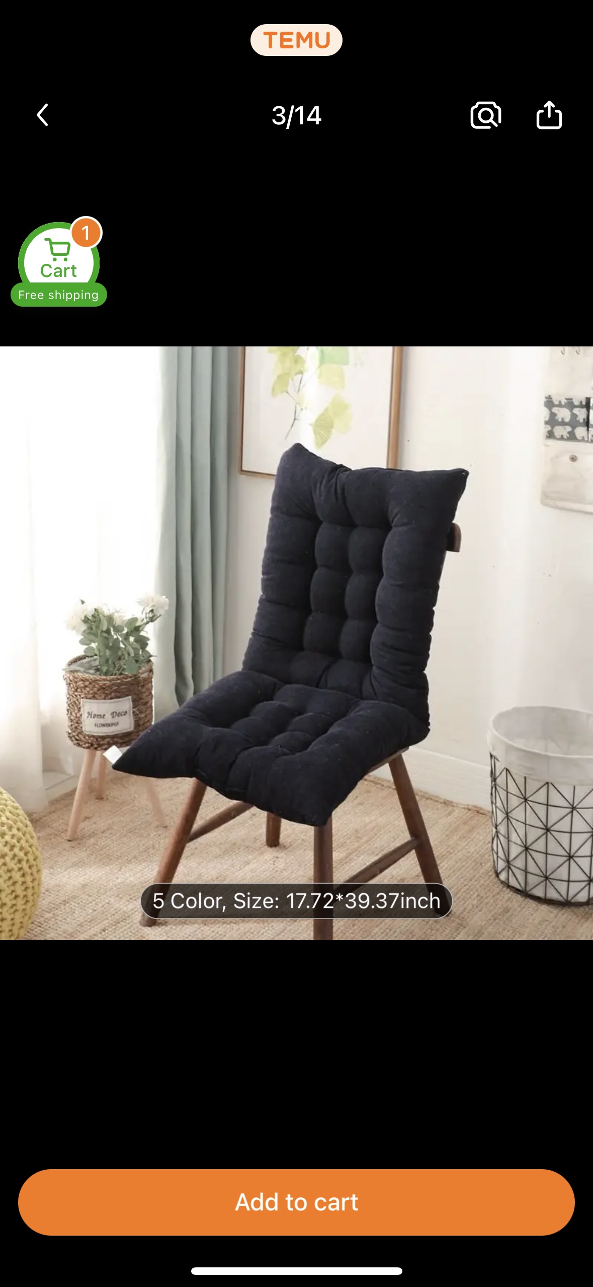 Chair cushions for sale thumbnail