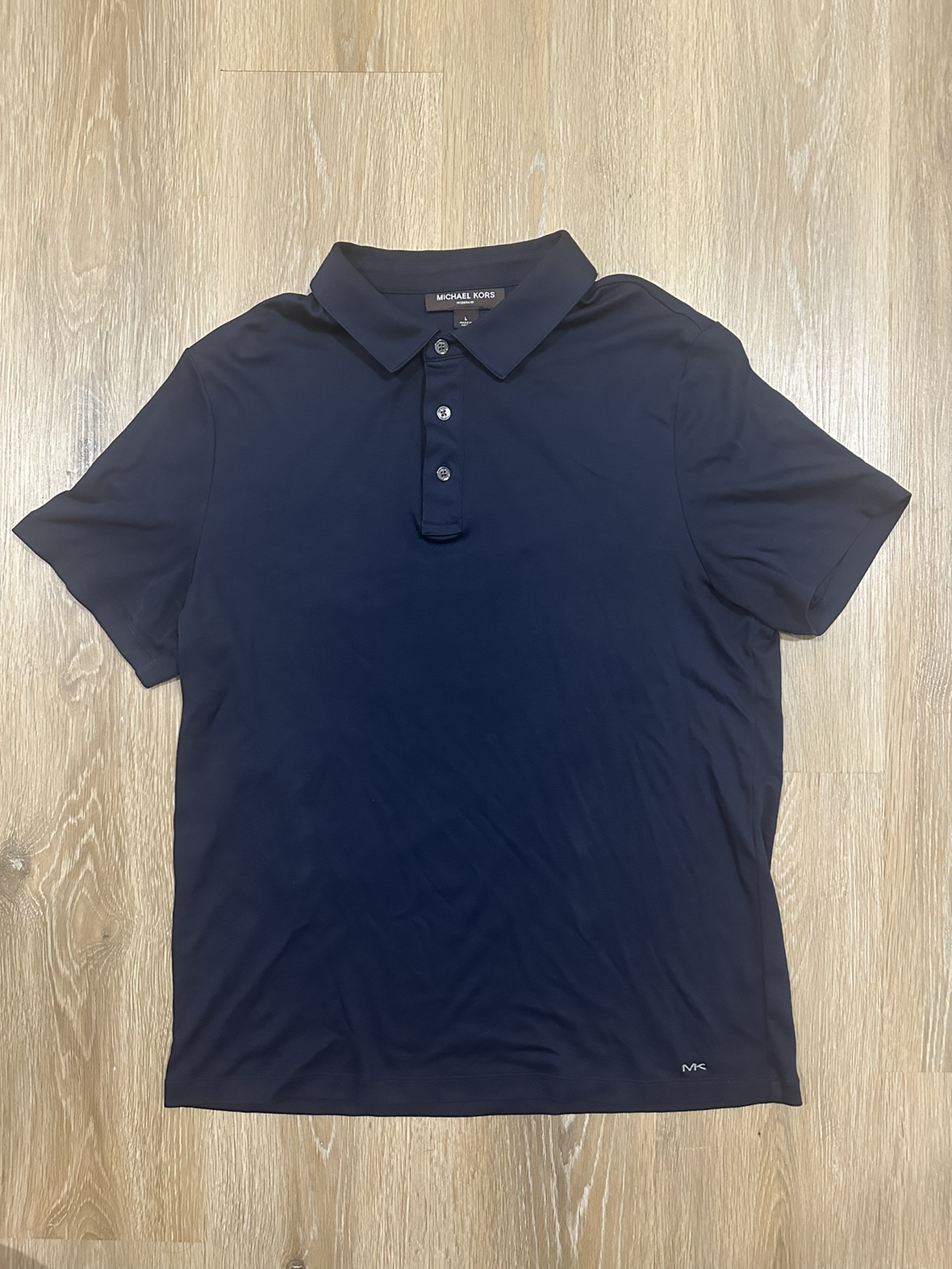 Michael Kors Polo Indigo Blue Shirt - Excellent Condition thumbnail