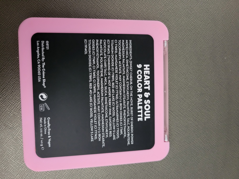 The Crème Shop BT21: HEART & SOUL Eyeshadow Palette COOKY BTS image indicator(6)