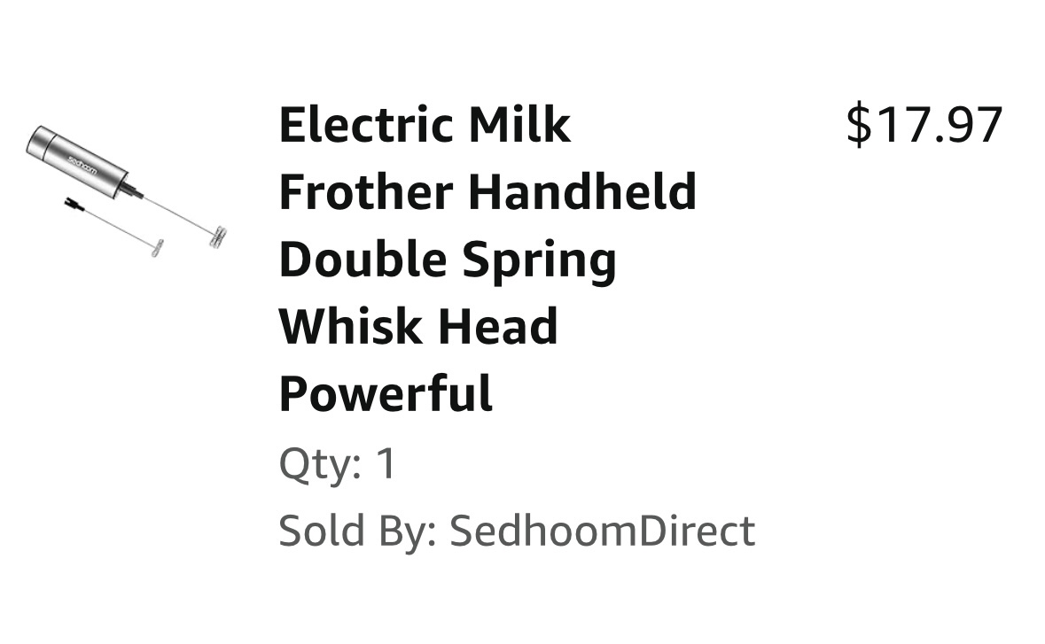 Handheld Milk Frother (Optional batteries, tall mugs) image indicator(3)