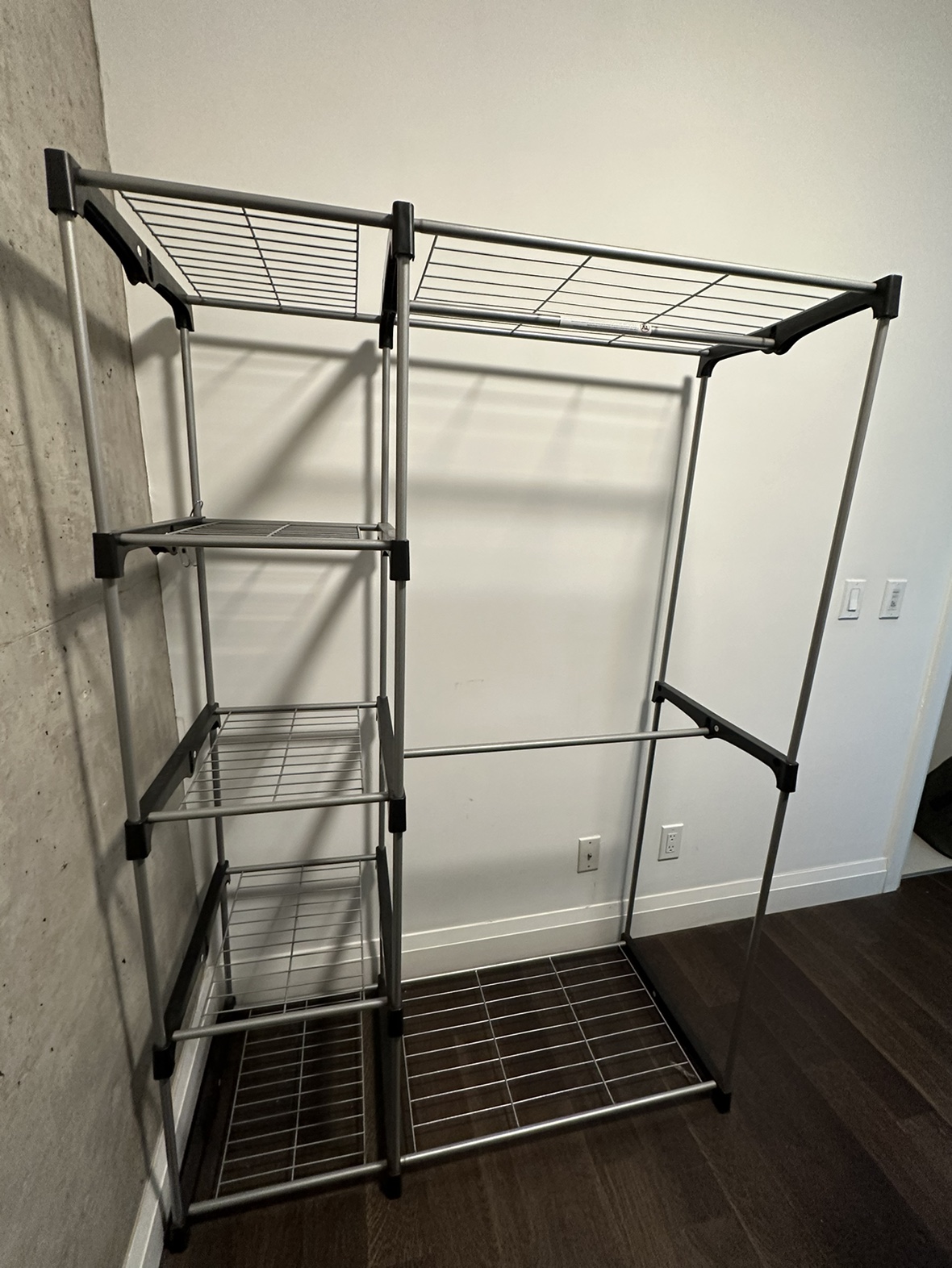 Type A Prima metal freestanding closet organizer thumbnail