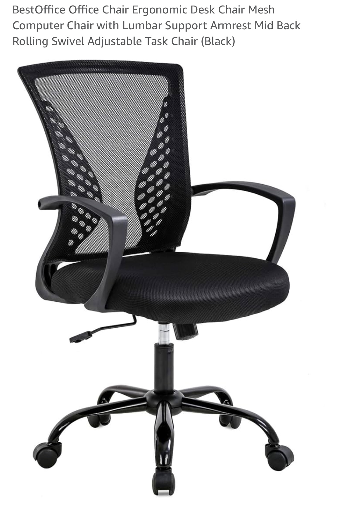Black Ergonomic office chair - photo 5
