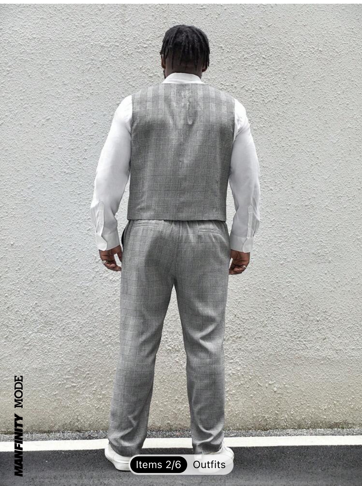 Men's Plaid Vest & Pant Set - photo 3