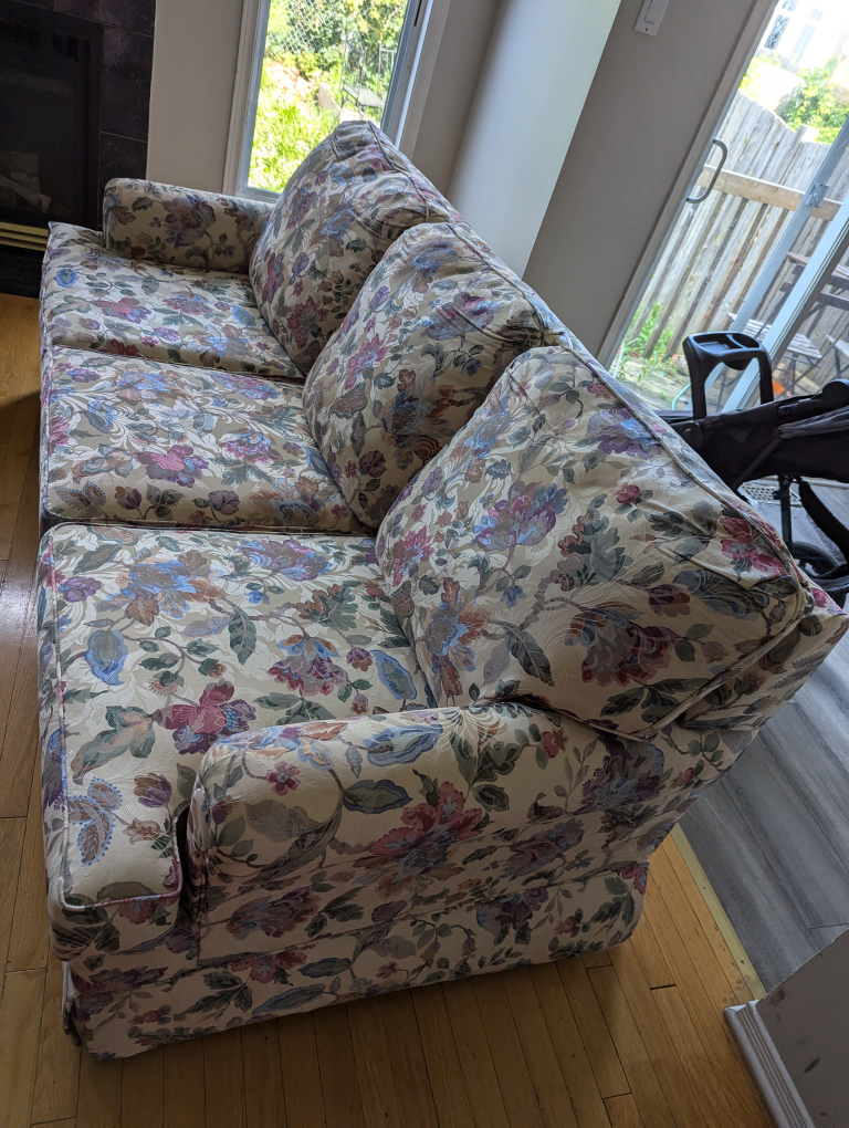 Couch and leather couch - photo 3