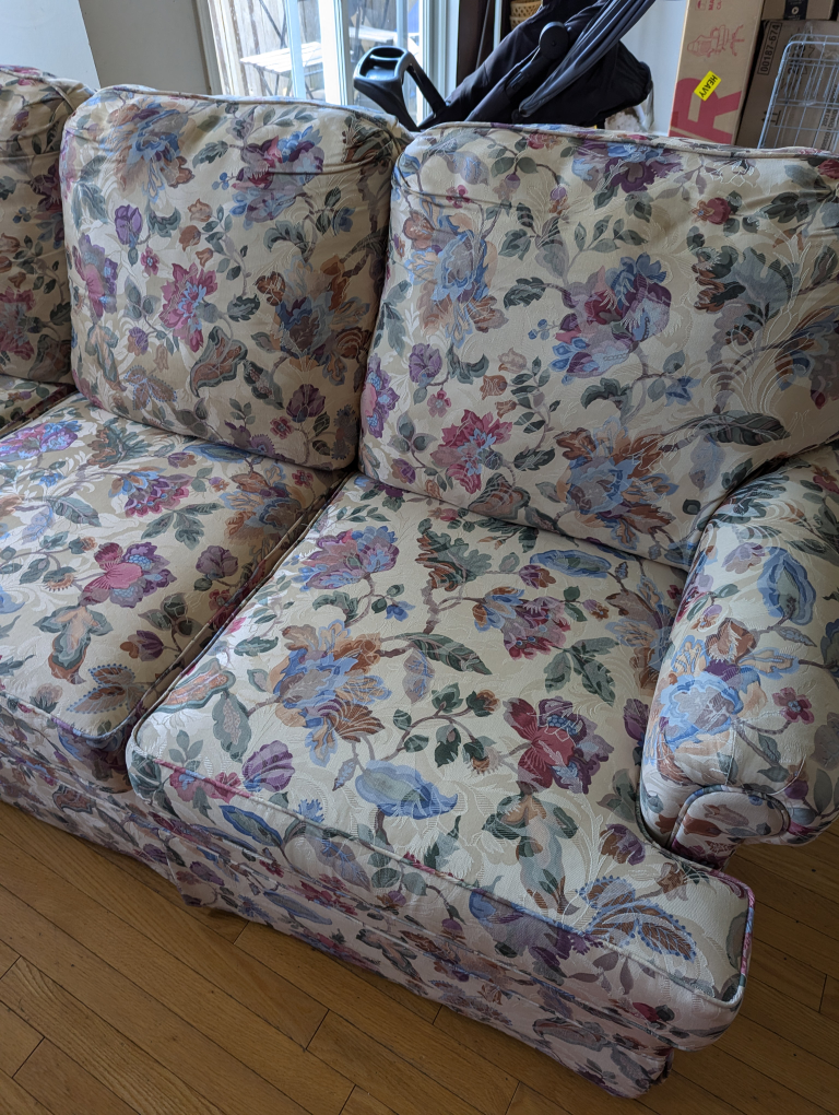 Couch and leather couch - photo 5