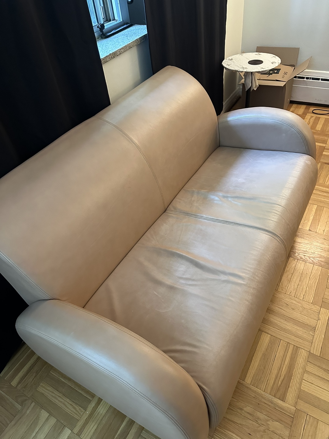 Leather couch pair - photo 5