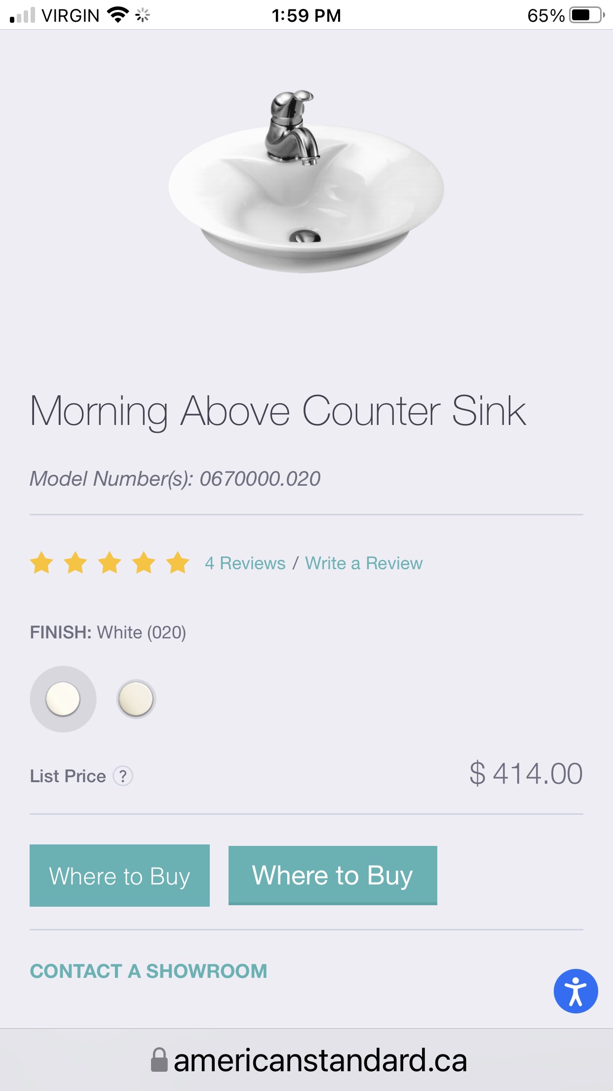 Above counter sink thumbnail