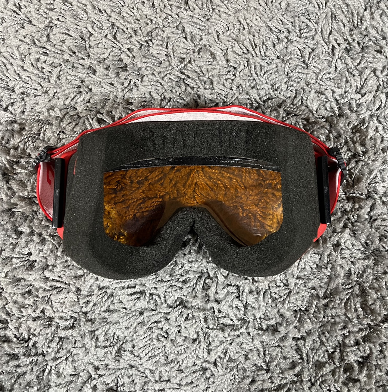2015FW Supreme x Smith Cariboo OTG Ski Goggle Red image indicator(8)