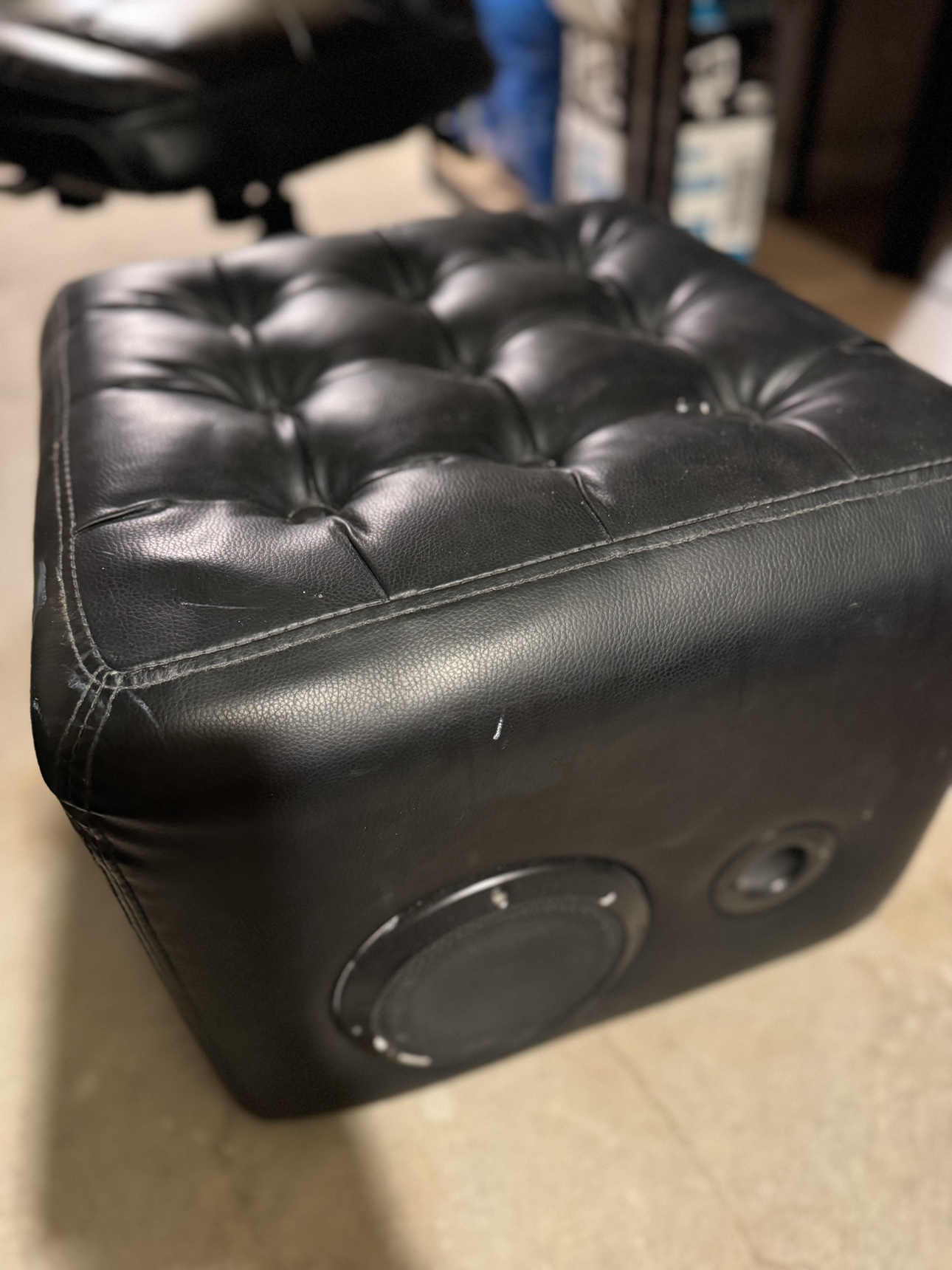 Ottoman with speaker thumbnail