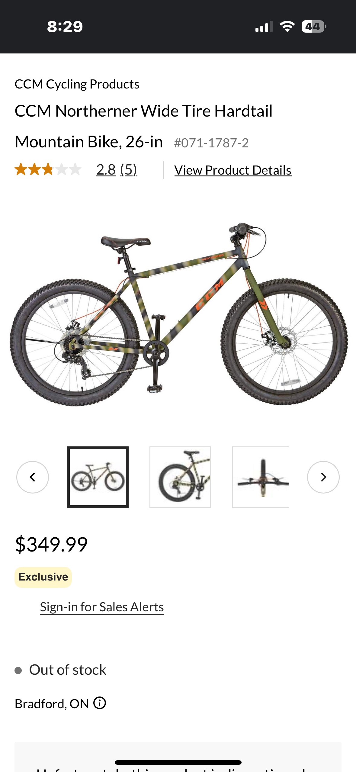 CCM NORTHENER WIDE TIRE HARD TAIL MOUNTAIN BIKE