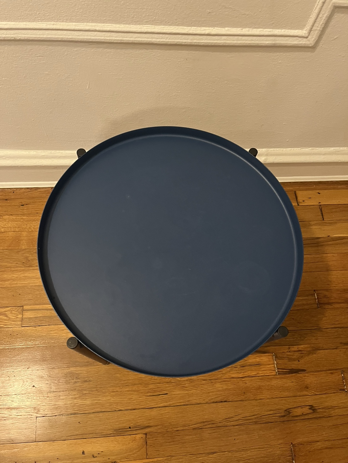 Blue metal table - photo 2