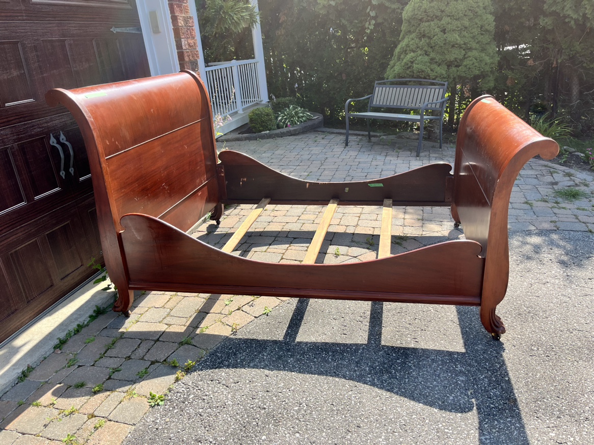 Antique Full Size Sleigh Bed image indicator(2)