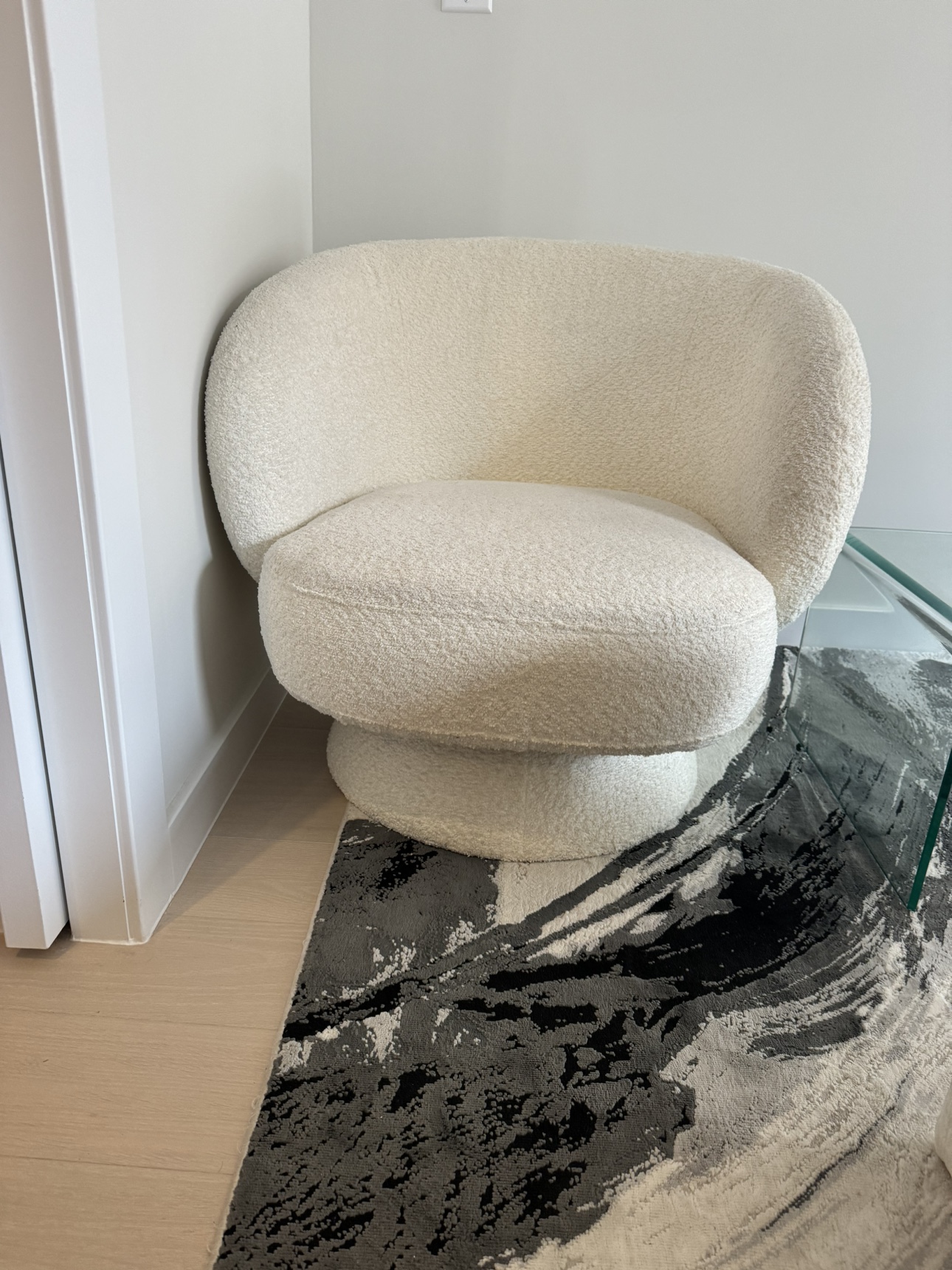BOUCLE swivel chair - photo 2
