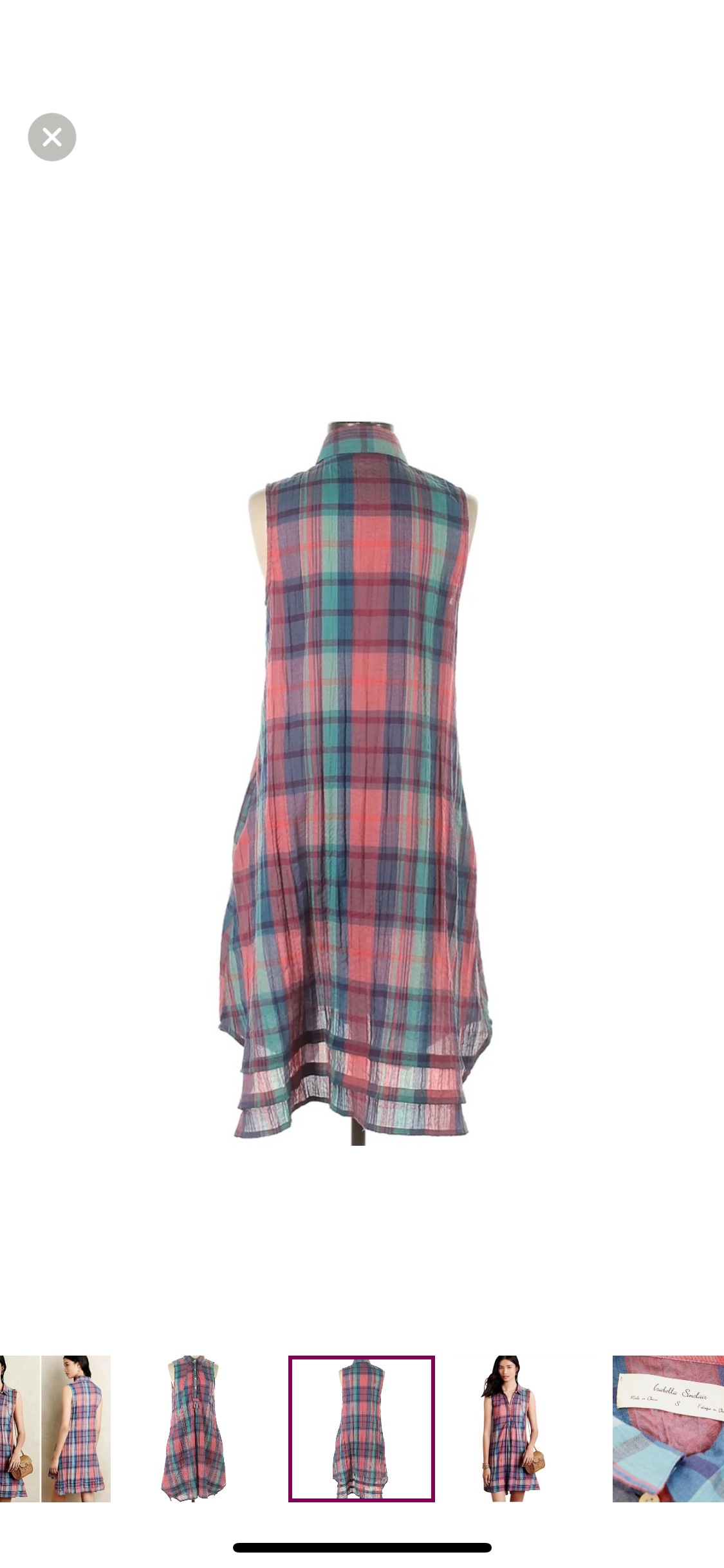 ANTHROPOLOGIE Isabella Sinclair Tillie dress / Size Small - photo 2