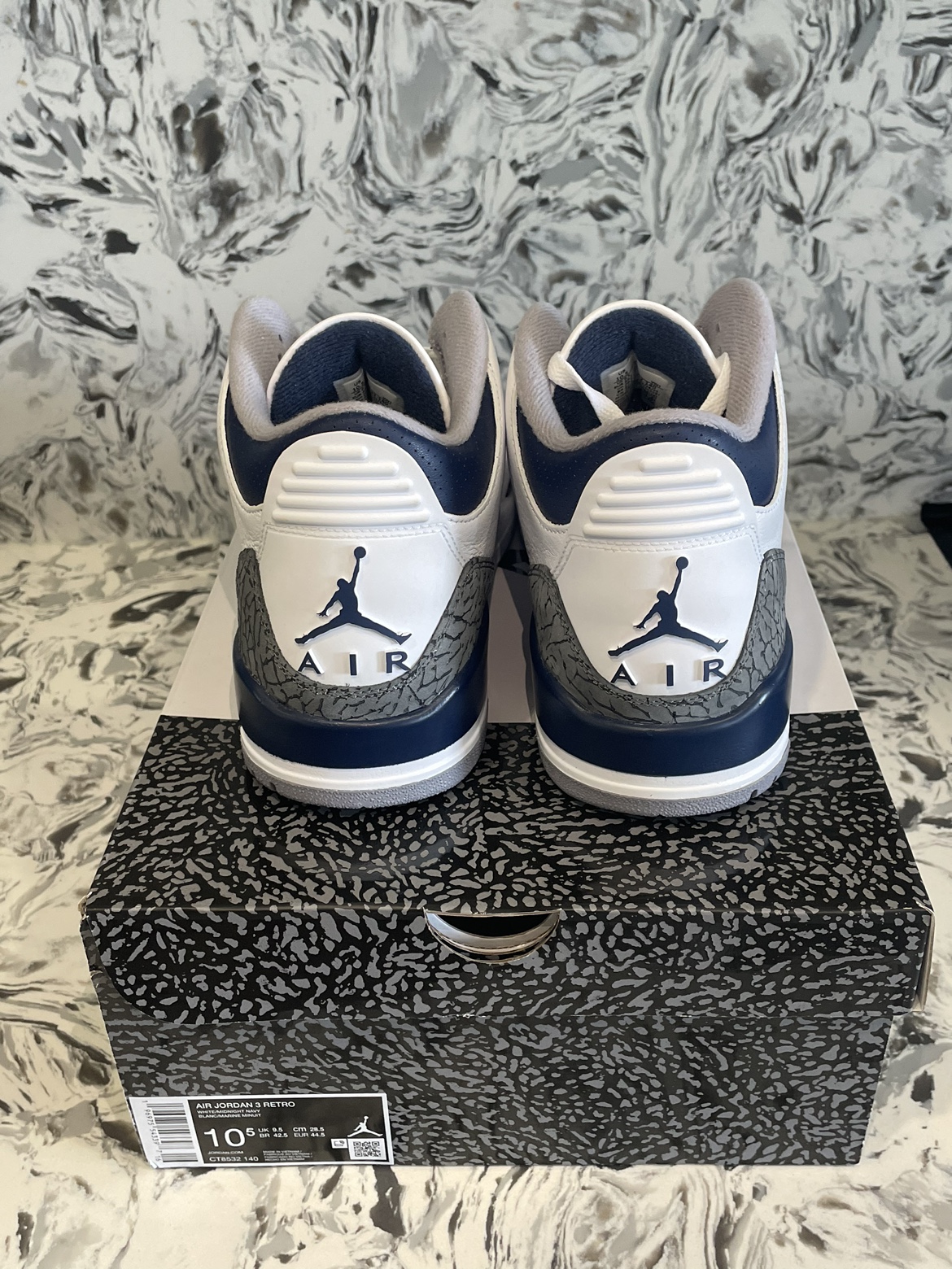 Jordan 3 Midnight Navy - photo 5