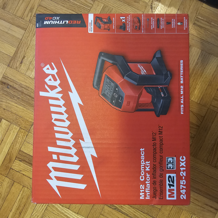 Milwaukee M12 Compact Inflator 2475-21C thumbnail