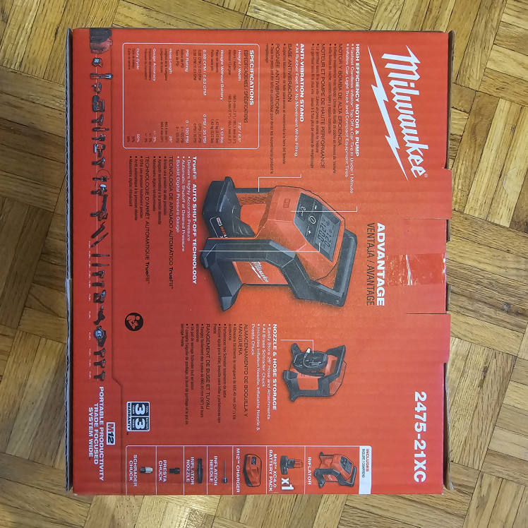 Milwaukee M12 Compact Inflator 2475-21C image indicator(2)