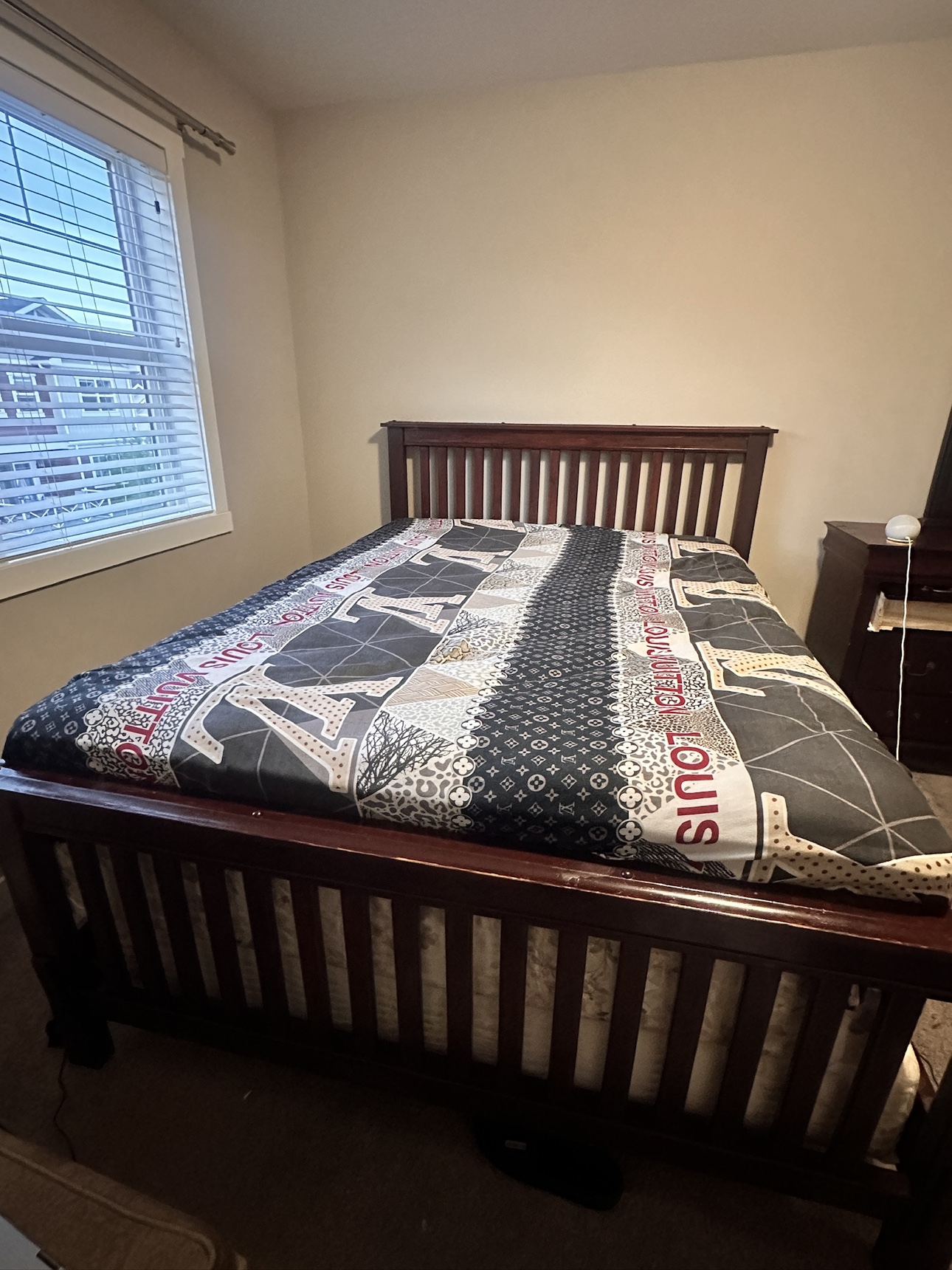 Queen Bed Frame with Box Spring - photo 2