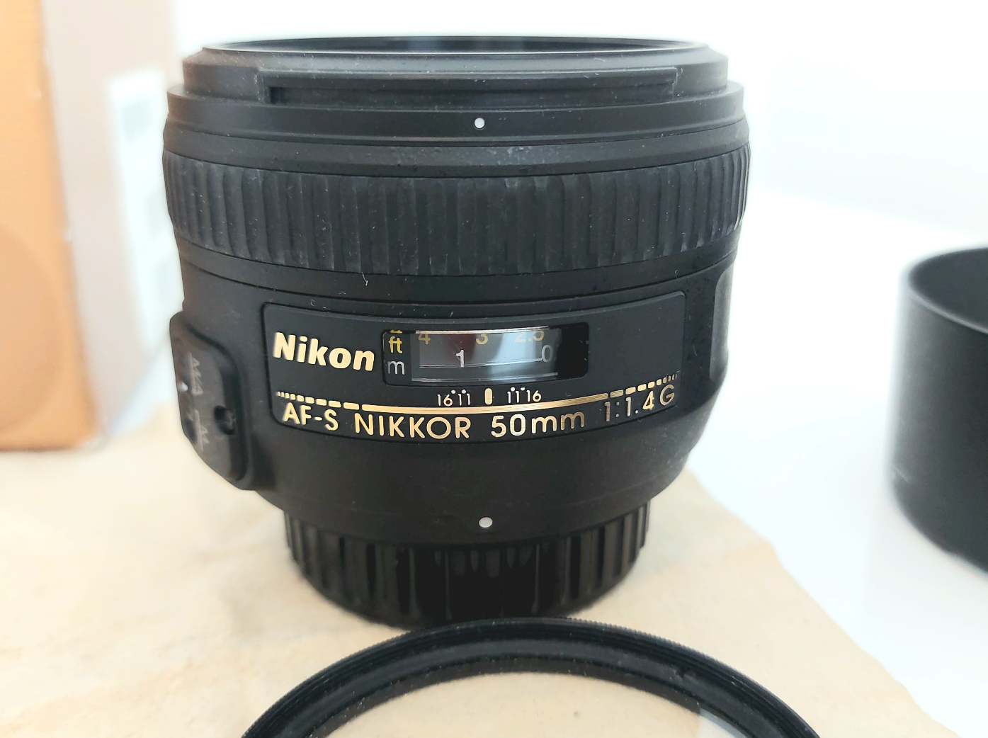 Nikon Nikkor 50mm f/1.4G portrait prime lens thumbnail