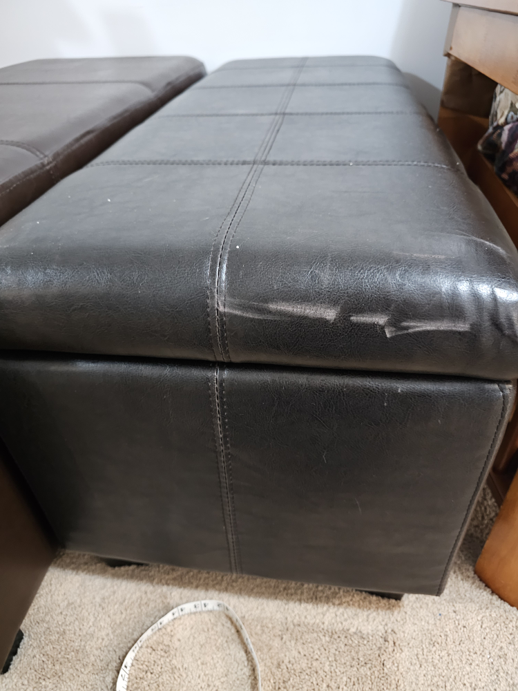 One Ottoman dark brown - photo 3
