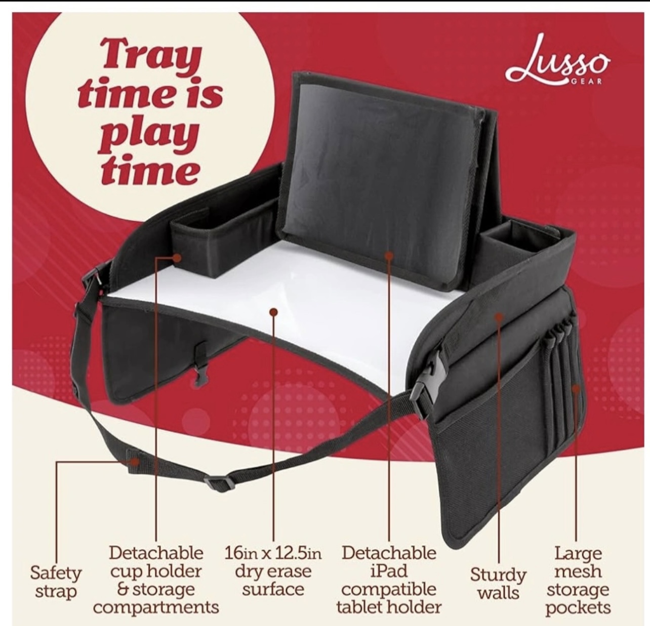 Lusso gear kids lap top tray for toddlers, new - photo 2