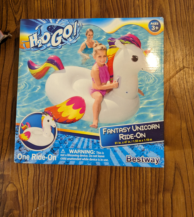 New! Unicorn pool inflatable float