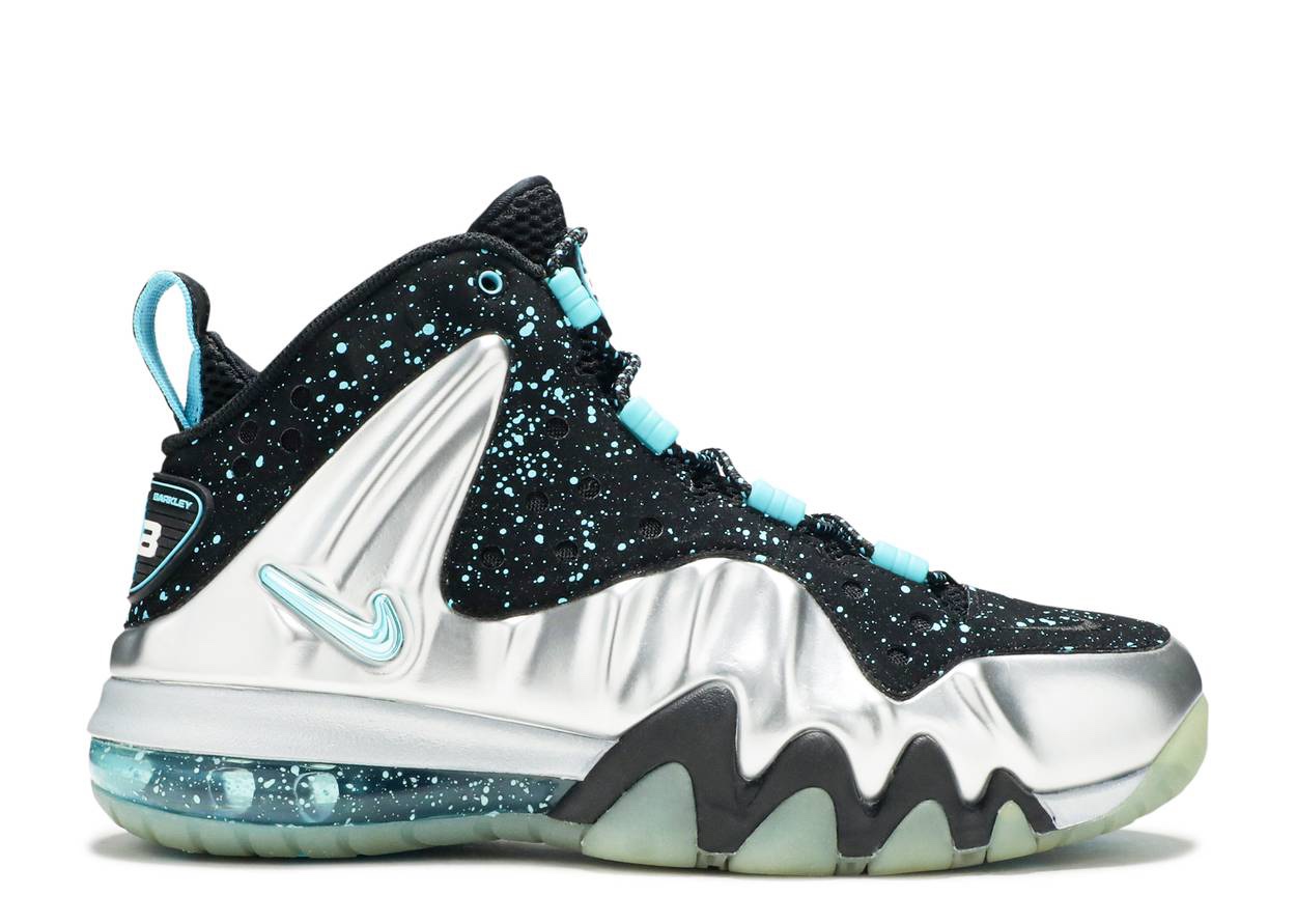 Nike Barkley Posite MaxMetallic Silver Gamma Blue