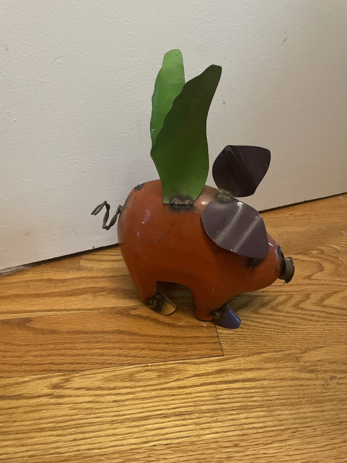 Metal flying pig - photo 3