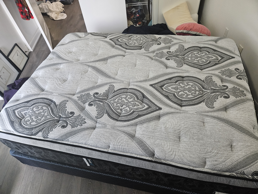 queen mattress and box spring thumbnail