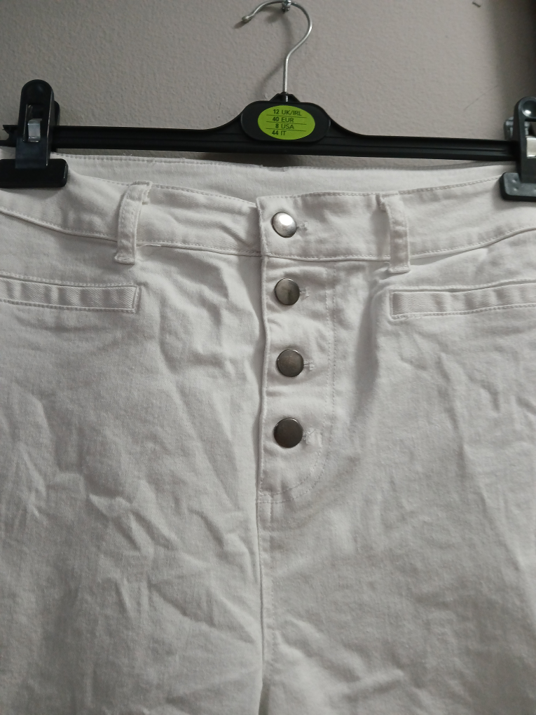 white Design Lab L&T pants size 32 - photo 2