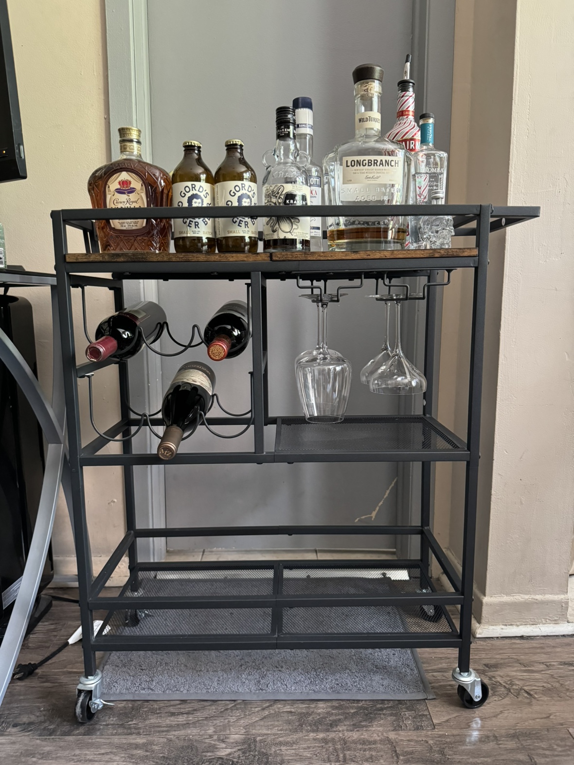 Kitchen/Bar Cart (wines, liquor and glasses not included) thumbnail