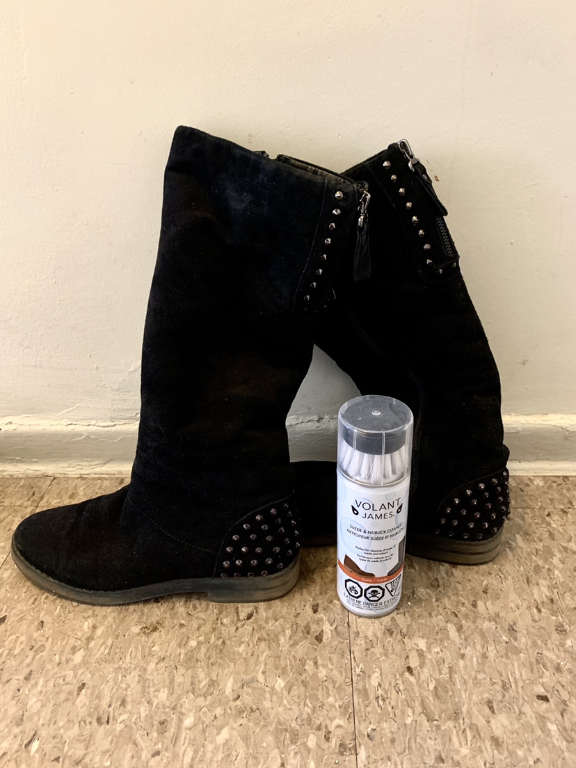 Stylish and comfy Fall Boots with Suede cleaner!! - Size 36