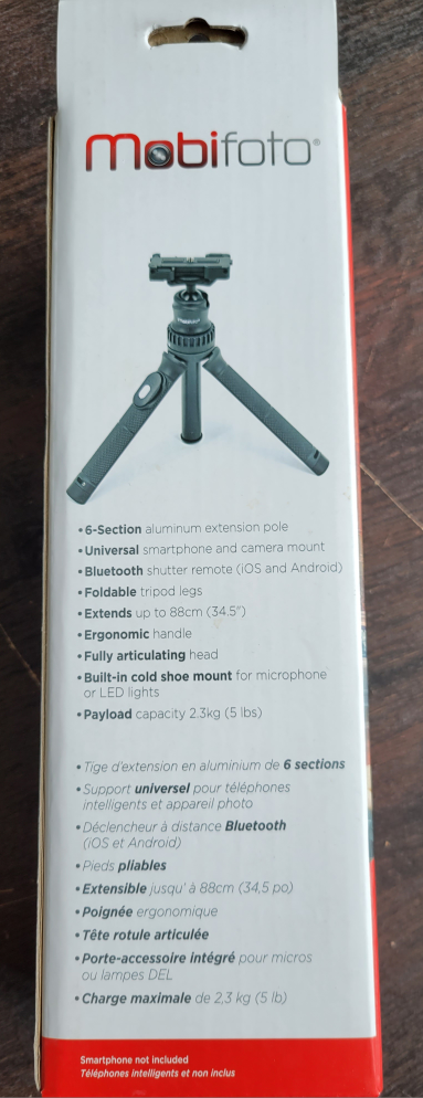 Mobifoto Pro 50 3-in-1 Mini Tripod - photo 2
