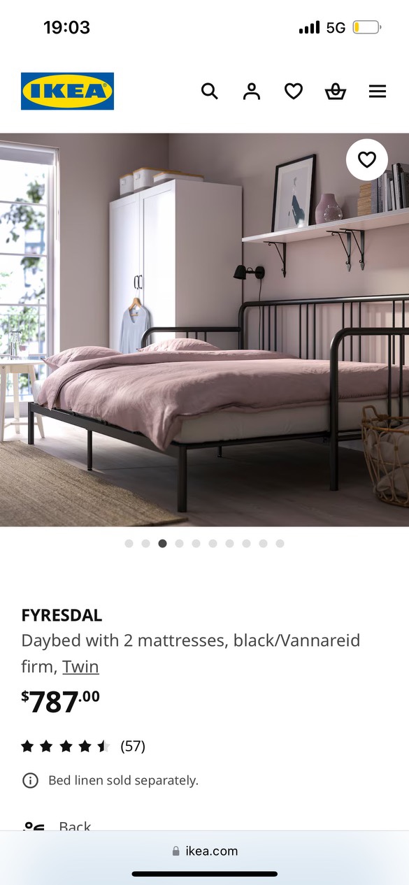 FYRESDAL sofa bed image indicator(2)