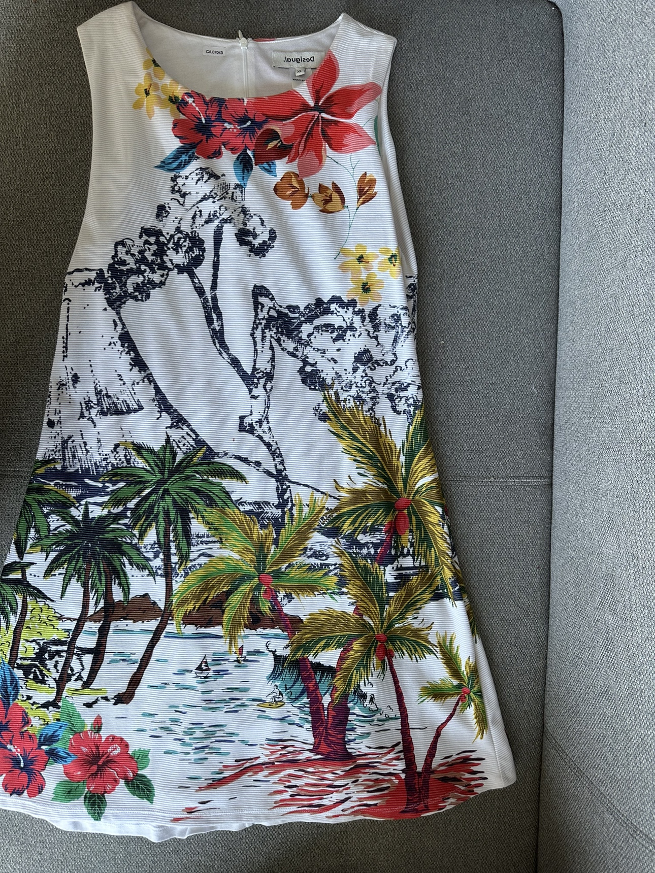 Desigual- Tropical Pacific Summer Dress SIZE XL - photo 2