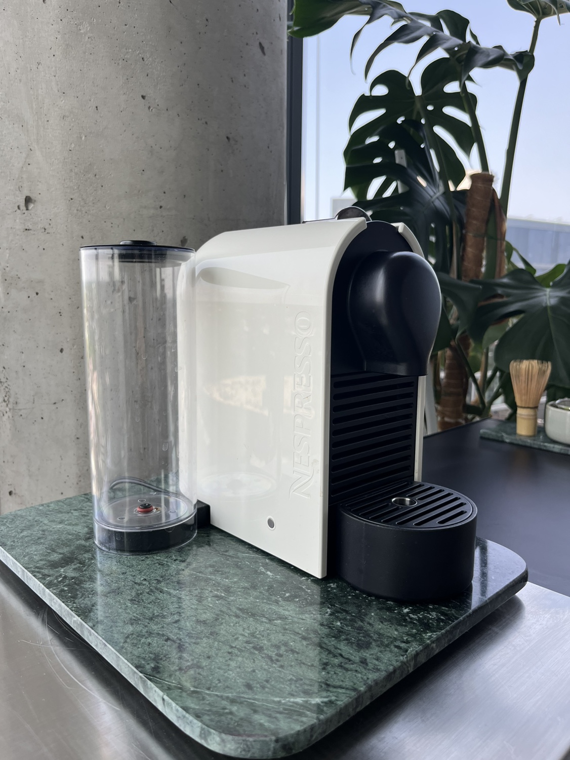 Nespresso c50 U Pure machine in cream/white