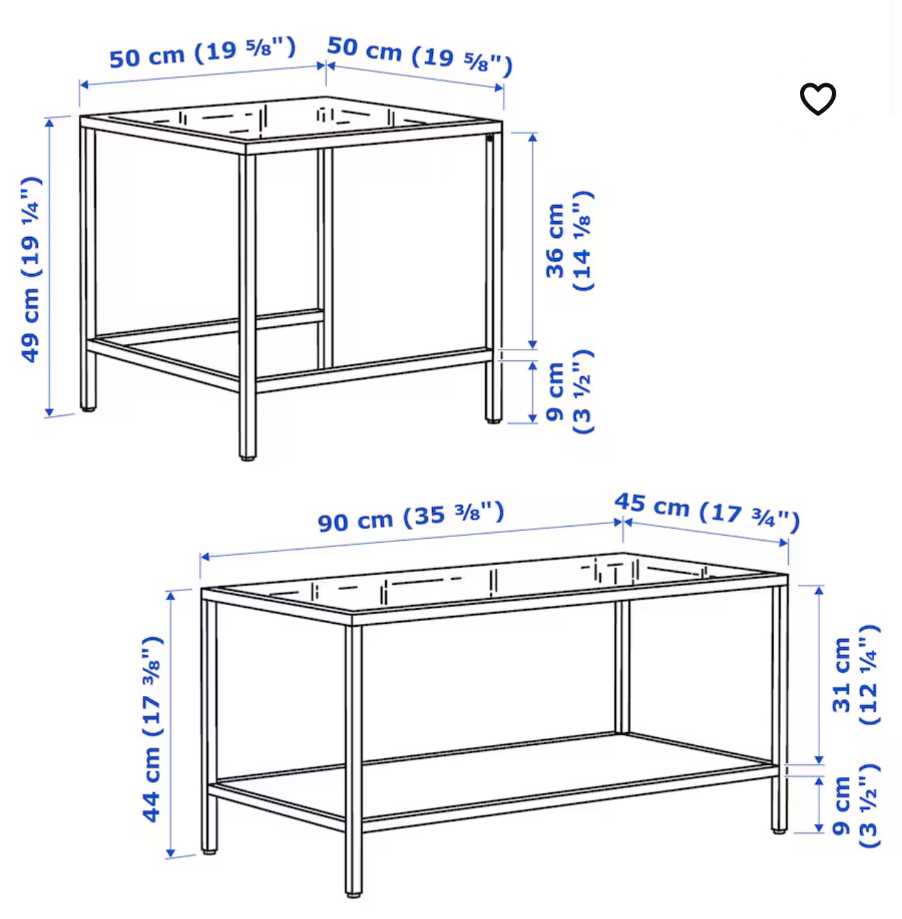 IKEA 2 piece Coffee table - photo 3