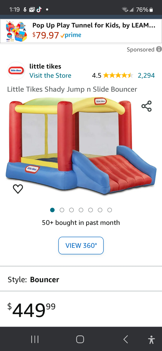 bouncy castles