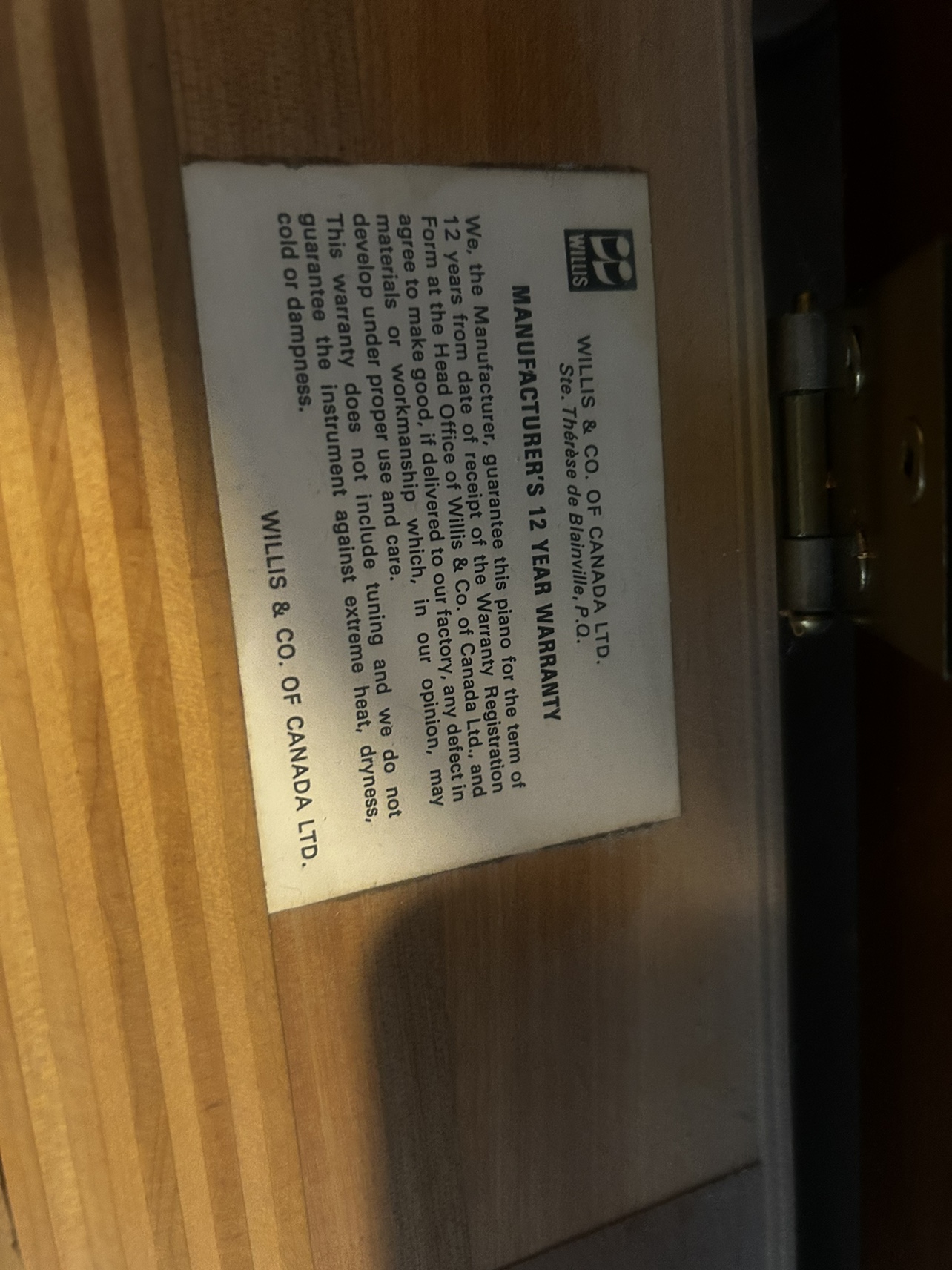Baycrest Piano #freecycle - photo 5