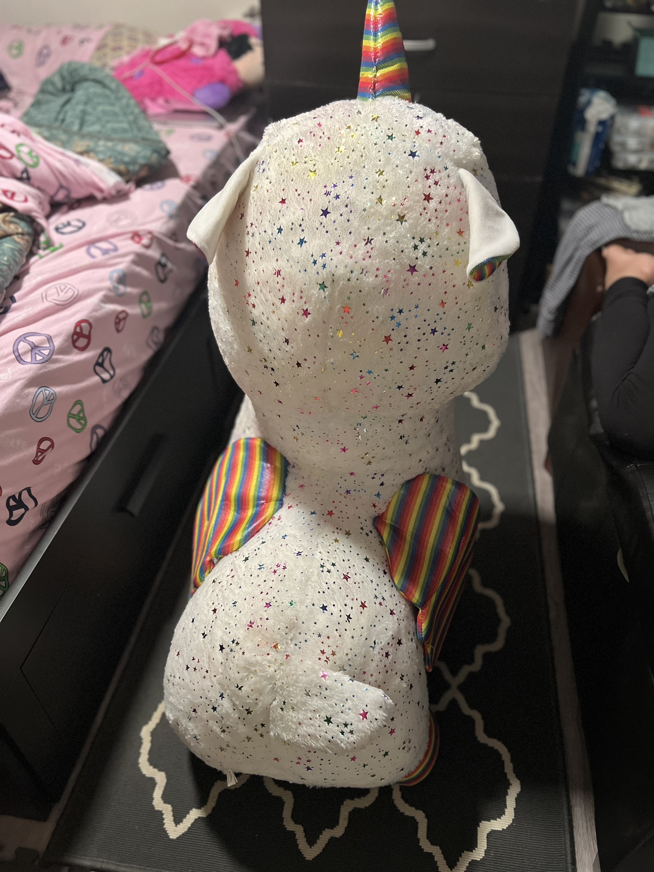 Large Sitting Unicorn Plush - photo 4