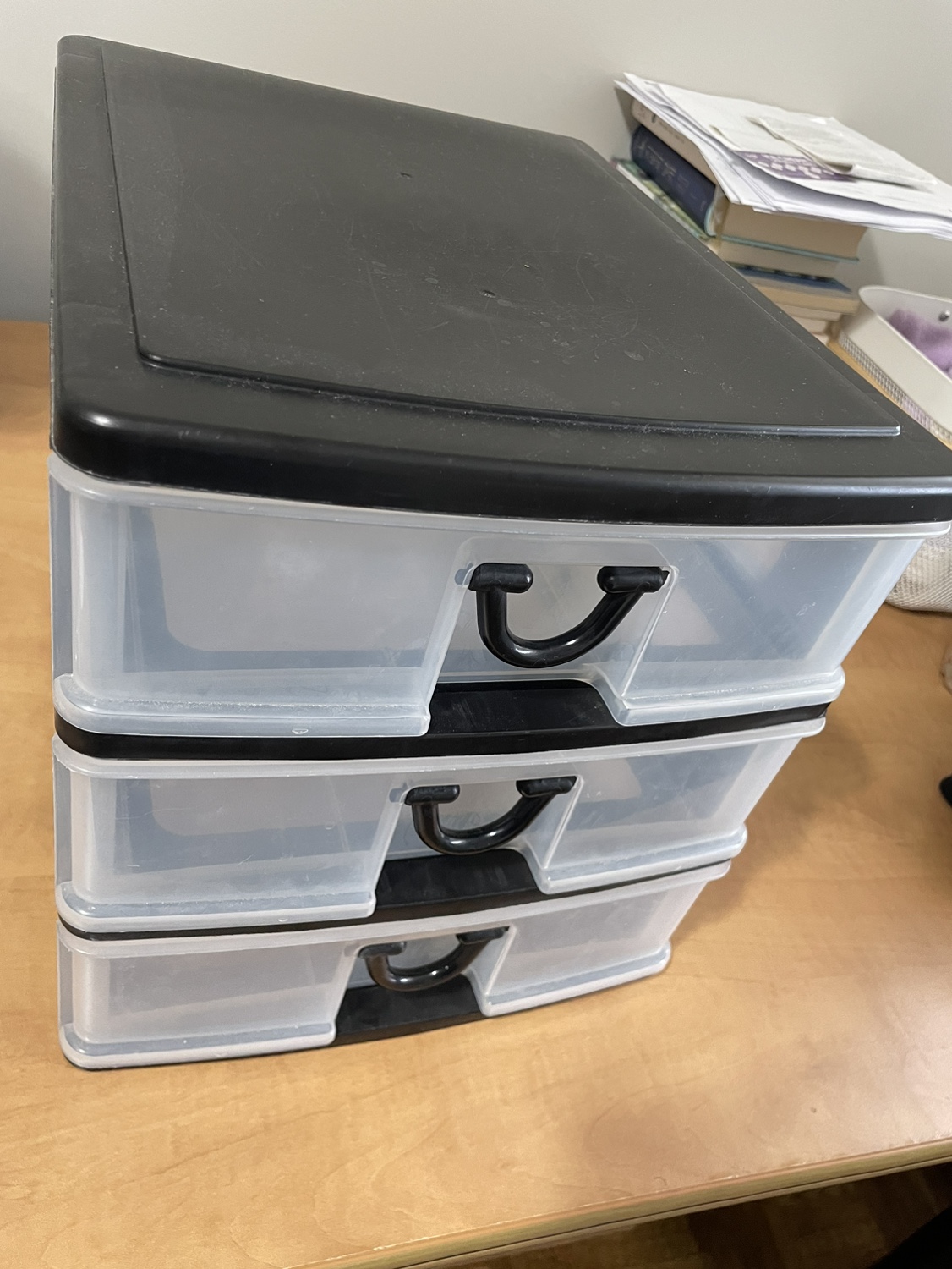 (Moving Sale) Mini tabletop plastic drawer image indicator(2)