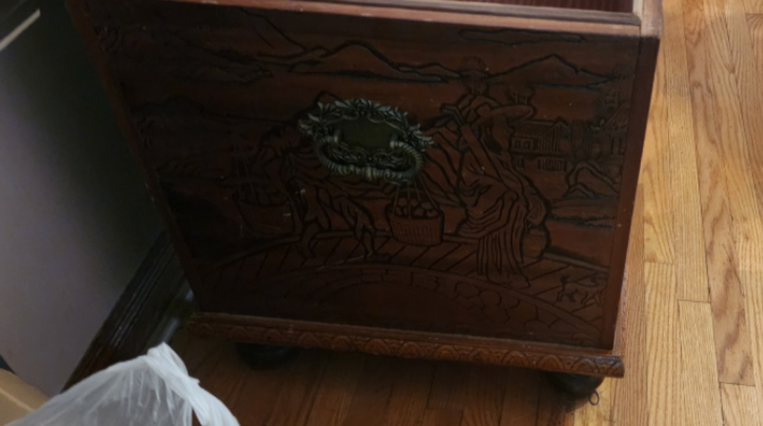 Wood storage chest - photo 4