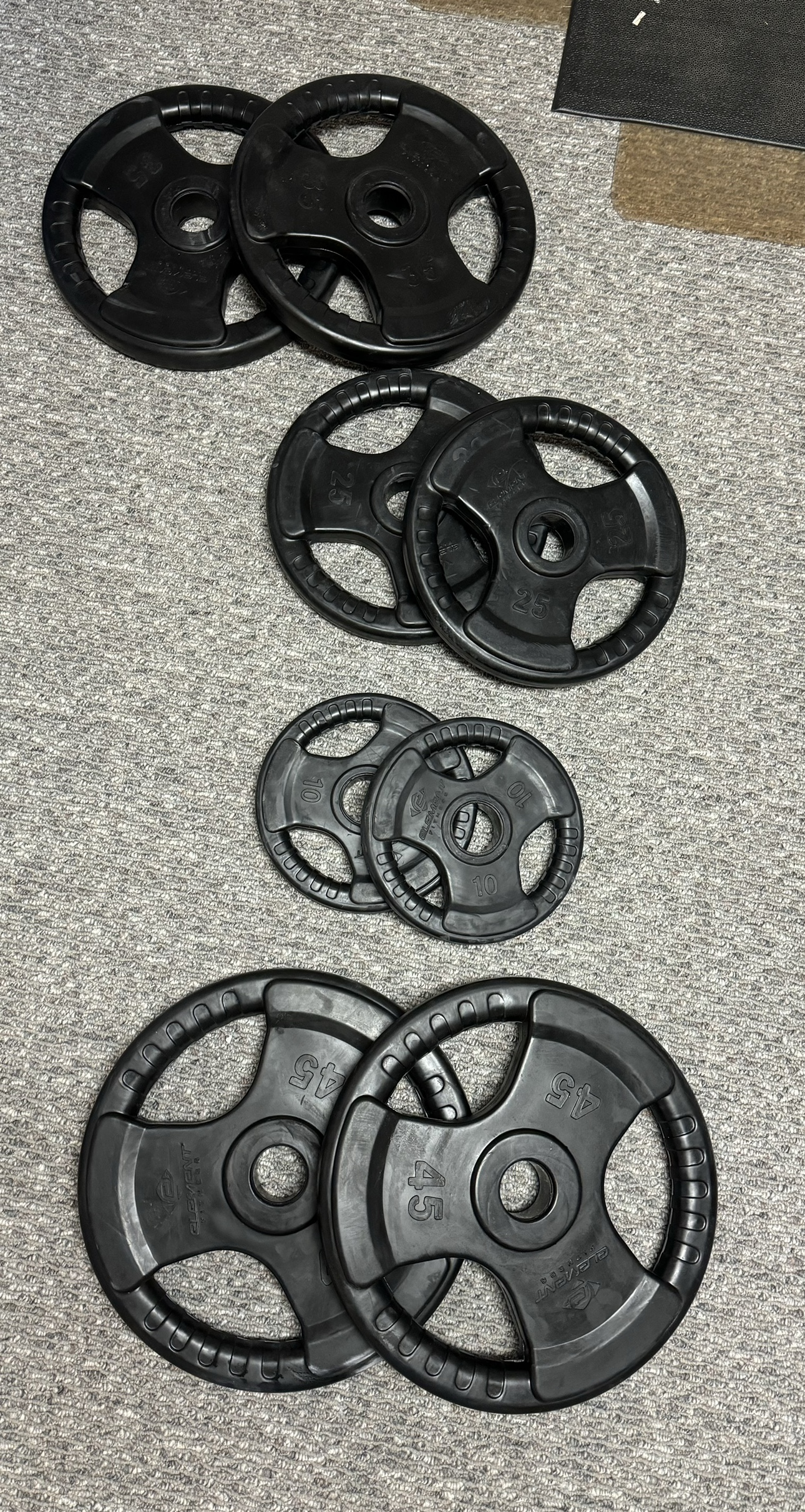 Barbell with bench, plates, and rack - photo 4