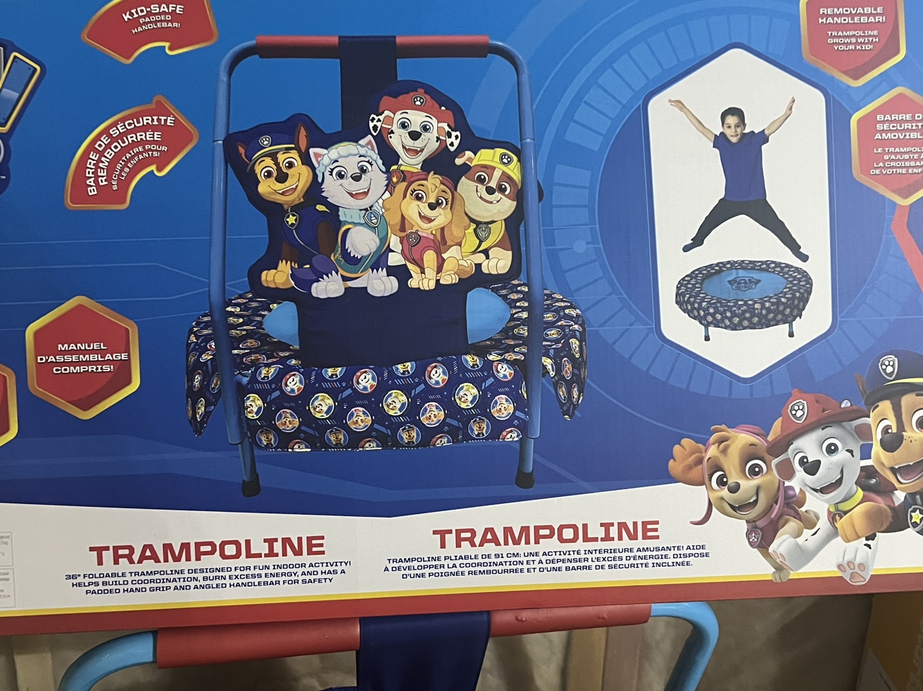 PAW Patrol Mini Trampoline, Indoor Kids or outdoor - photo 2