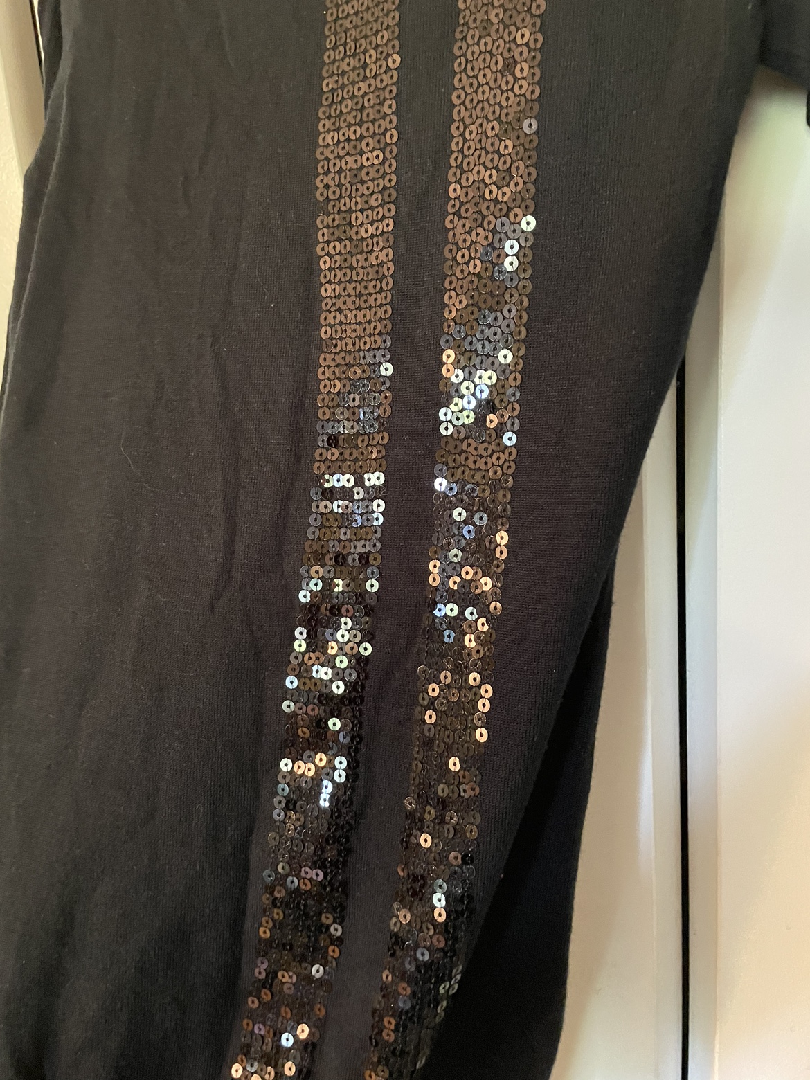 Little black dress women’s small sequin sparkly new tags - photo 5