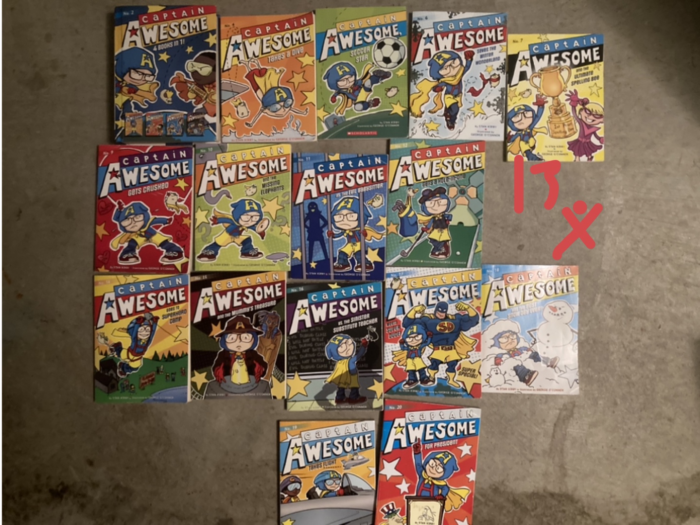LAST DAY. Captain Awesome Almost Complete Series thumbnail