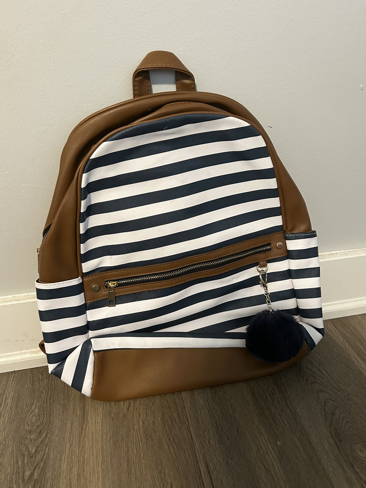 ARDENE Fashionable Striped Backpack thumbnail