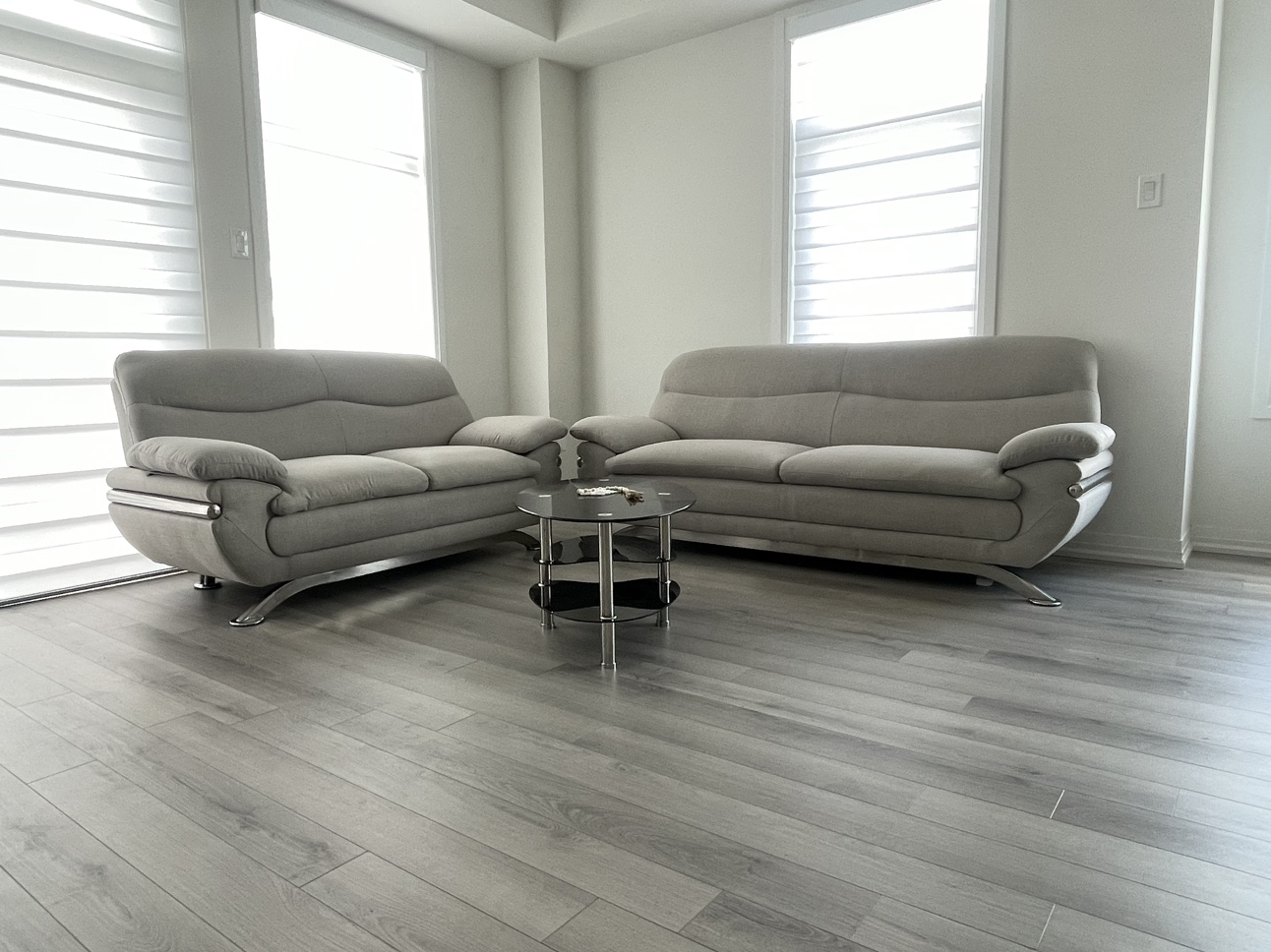 2 Piece Sofa with Coffee Table - photo 2