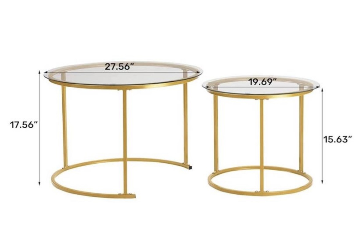 2 coffee tables