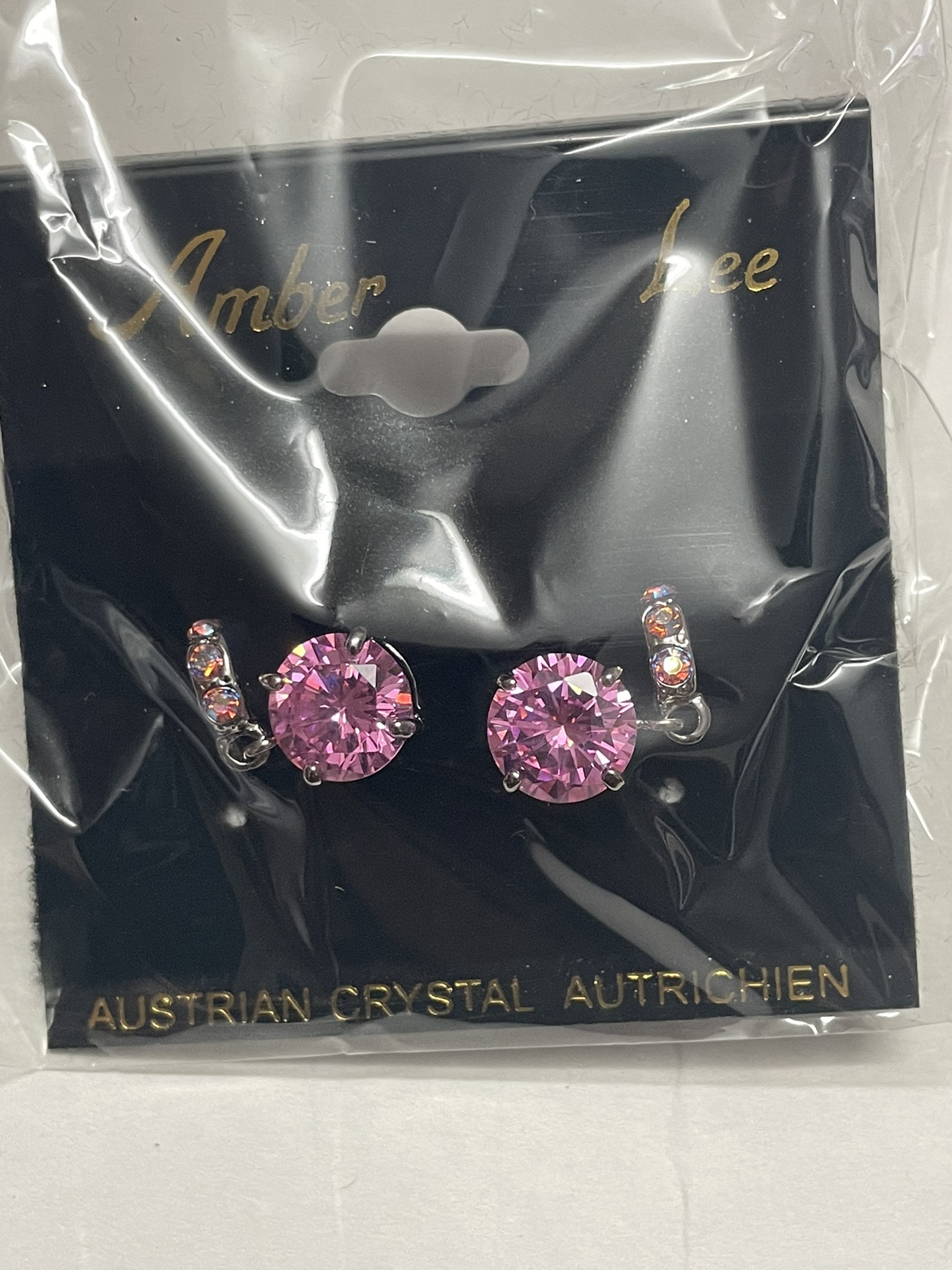 Amber lee Austrian crystal jewelry lot of 9 image indicator(4)